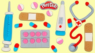 How to Make Easy Play Doh Art Doctor Tools [upl. by Aehsrop125]