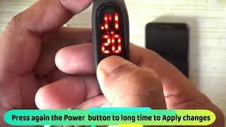 How To Set Date and Time in Digital Watch  Led Digital Watch Time Setting Easy Setup 60 Sec [upl. by Eirised]