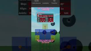 Rig editor  a roblox plugin for making joints or welds [upl. by Rednael]