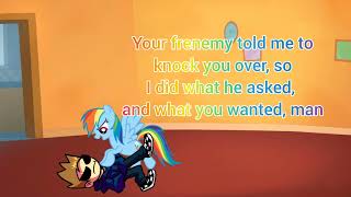 Rainbow Dash knocked Tom over for Tord [upl. by Nylkcaj]