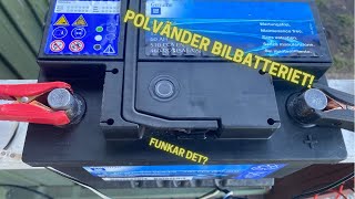 Polvänder Ett BilbatteriFunkar DettaKollar Batteriets Hälsa Innan Och Efter Dött Bilbatteri [upl. by Oisor]