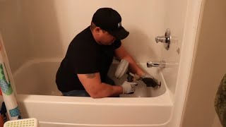 Best Way To Fix A Slow Draining Tub  Slow Draining Issues [upl. by Seale95]