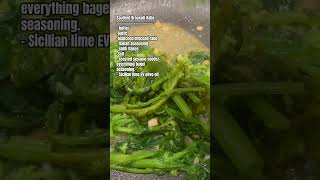 Sauteed broccoli Rabe recipe trendingshorts recipes [upl. by Dahc278]