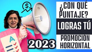 ✅Promoción horizontal 2023😁 Resultados y puntajes necesarios🫣 [upl. by Arimihc]