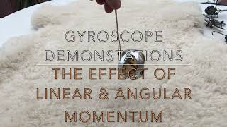 Gyroscopic effects of Linear amp Angular momentum [upl. by Arica894]