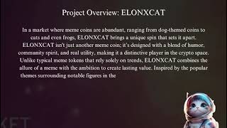 ELONXCAT Presale LIVE [upl. by Aekahs]