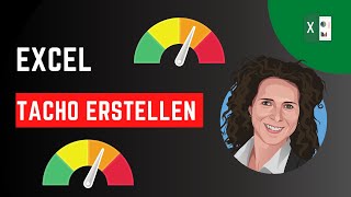 Excel Tacho Diagramm  Tachometer erstellen [upl. by Huesman]