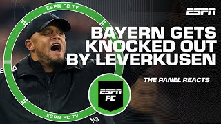 Reaction to Bayern Munich being OUT of German Cup after loss to Bayer Leverkusen  ESPN FC [upl. by Aiket]