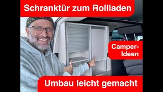 Schranktür zum Rolladen  DIY  Umbau leicht gemacht [upl. by Gelya839]