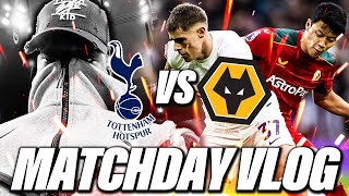 ABSOLUTLY FRUSTRATING IM FUMING 🤬🤬 Tottenham 12 Wolves EXPRESSIONS MATCHDAY VLOG [upl. by Swanhildas]