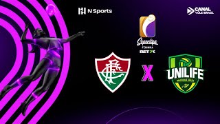 Superliga Feminina 202324 Fluminense x Unilife Maringá  AO VIVO E COM IMAGENS [upl. by Aicilaanna817]