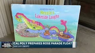 Cal Poly students prepare Rose Parade float in San Luis Obispo [upl. by Viscardi511]