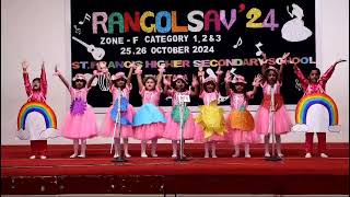 Icse kalolsavam 2024 action song performing by Greenwoods public school 1st standard students [upl. by Ttessil]