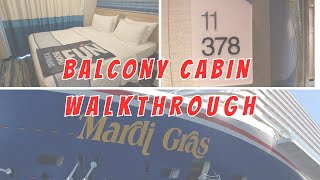 The Ultimate Mardi Gras Balcony Cabin Experience [upl. by Maire]