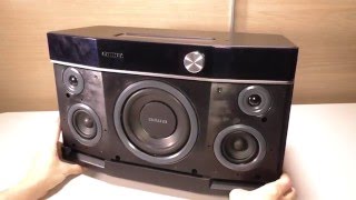 AIWA EXOS9 Portable Bluetooth Speaker Review amp Sound Test [upl. by Retsehc379]