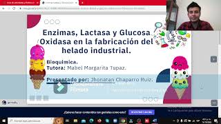 Enzimas en la producción Lactasa y Glucosa Oxidasa en la producción de helado Jhonatan Chaparro [upl. by Kevin]