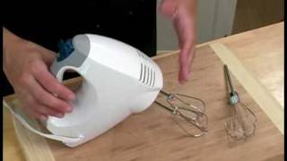 Cooking Tips  How to Use a Hand Mixer [upl. by Poppy28]