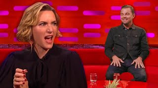 Leonardo DiCaprio Surprises Kate Winslet on The Toonight Show [upl. by Nolla158]