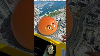 Amazing Emoji dome at Dubai Island road junction।😱shortvideo amazingfacts [upl. by Sonya]