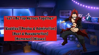 🎧Cuddles w Kirishima ASMRMHA Romance amp Kisses Hero Training RampR Praises amp Admiration [upl. by Nannarb337]