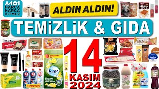 A101 BU HAFTA TEMİZLİK GIDA KATALOĞU  A101 İNDİRİMLERİ  A101 14 KASIM 2024 BAKKALİYE ÜRÜNLERİ [upl. by Hinze]