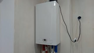 Показываю как включить отопление на котле Baxi ECO Home 24F [upl. by Qidas]