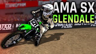 2022 AMA SX  Glendale  450 SX [upl. by Nnaarat663]