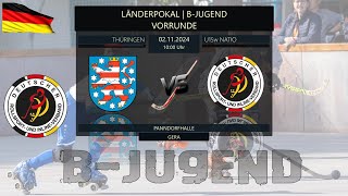 01 🏑 ROLLHOCKEY 🇩🇪 LÄNDERPOKAL  VORRUNDE  Thüringen vs U15w Nationalmannschaft [upl. by Marutani65]