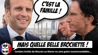 Macron sentoure de CRIMINELS pour son voyage au Maroc [upl. by Orlantha483]