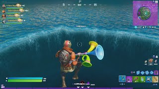 Throwback To Right Before The Start Of Chapter 2 Season 3 Fortnite WATER STORM Glitch [upl. by Eissahc]