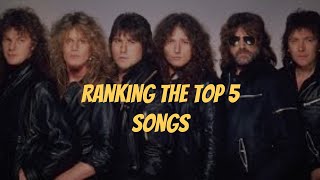 Ranking the Top 5 Whitesnake Songs [upl. by Nevin]