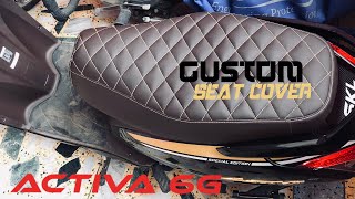 Honda Activa 6G Seat Cover Modification Custom Seat Cover [upl. by Vince]