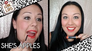 LIPSENSE SHES APPLES 🍎 Limited edition color [upl. by Nywde361]