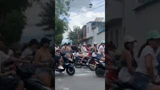 Caravana de motos en Melgar [upl. by Norraa]