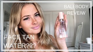 New Bali Body Face Tan Water Review  Jayde Stella [upl. by Fifine]