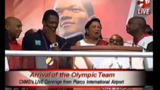 Keshorn Walcott arrives in Trinidad and Tobago  FULL CEREMONY [upl. by Gunthar521]