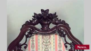 Antique American Victorian BELTER rosewood triple filigree [upl. by Odlaniger]