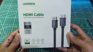 UGREEN HD135 HDMI 21 Cable 8K60Hz 4K120Hz 48Gbps HDCP22 amp 23 [upl. by Eelorac]