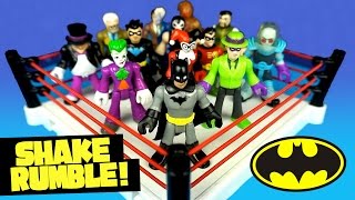 Batman Toys Battle Royal ft Imaginext Batman by KidCity [upl. by Ycnej]