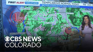 Colorado weather First severe storm threat of the season [upl. by Ellerihs458]