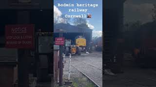 Bodmin heritage railway 🚂Cornwall trainspoting dieselengine diesellocomotive [upl. by Edobalo]