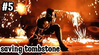 Spiderman 2  walkthrough part 5 Saving Tombstone HDR RAY TRACING 60 FPS [upl. by Teresina]