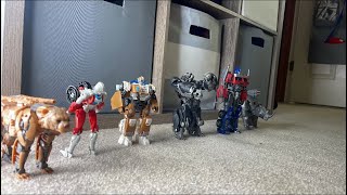 Transformers Stop Motion Rise of the Beasts Final Battle Clip “Maximals Autobots Roll out” [upl. by Vokaay]