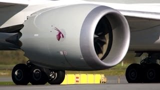 Close Up Qatar  Boeing 7878 quotDreamlinerquot Takeoff in Full HD1080p With ATC [upl. by Yrtsed668]