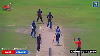 Match 9 Highlights  Colombo vs Galle  NSL 50 Over Tournament 2024 [upl. by Noiramaj]