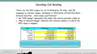 Enterprise 20 Dial Plan Build  Incoming Call Handling Part 1 [upl. by Cathrine]