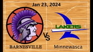 Barnesville Varsity Boys vs Minnewaska [upl. by Rutra]