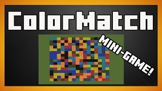 ColorMatch  Match the color or fall to your death  Minecraft Plugin [upl. by Annahsohs]