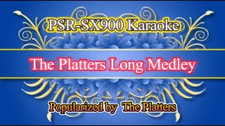 The Platters Long Medley Video Karaoke [upl. by Ulick]