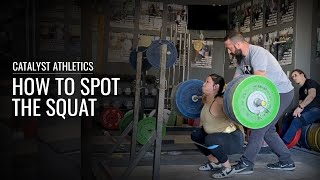 How to Spot the Squat in Weightlifting [upl. by Irma]